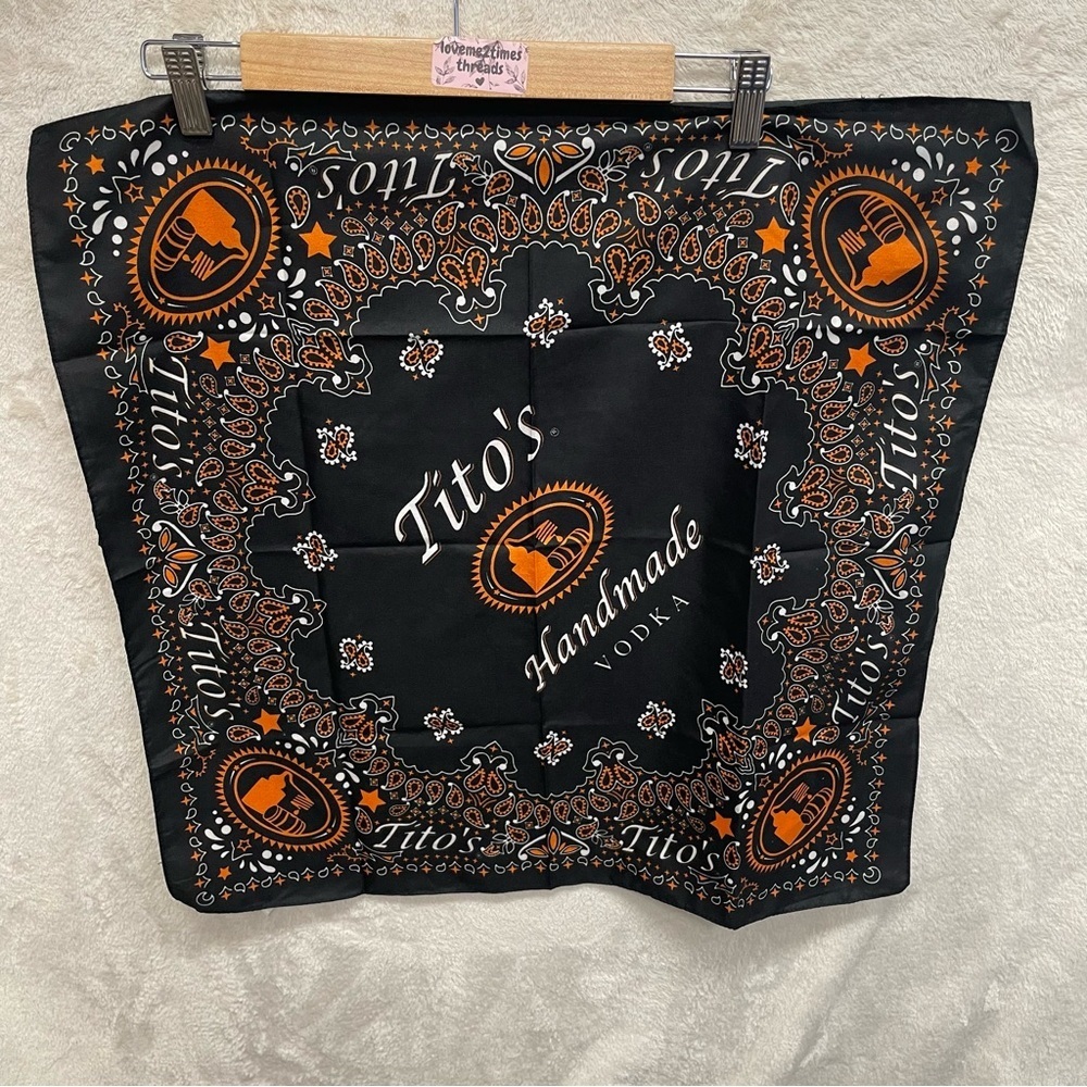 Tito’s handmade vodka cotton handkerchief bandana